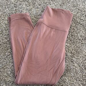 lululemon athletica Mauve Leggings size 8 VGUC.